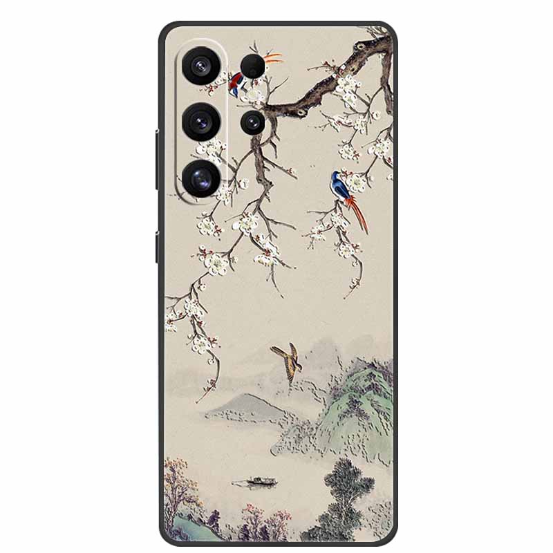 For Samsung Galaxy S26 Ultra Case 3D Relief Flower Emboss Silicone Funda For Samsung S26 Ultra S 26 Ultra Relief Cartoon Bumper