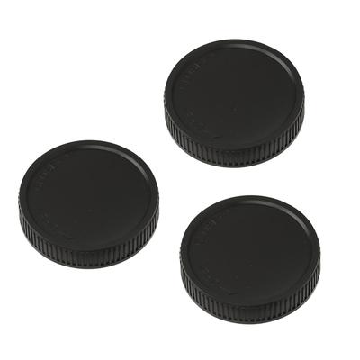 3Pcs Rear Lens Cap Portable Camera Body Cap Dust Protective Cover for T Mouth Telescope M42x0.75