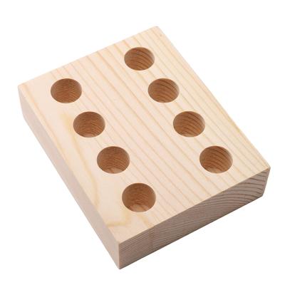 Pine Wood Handmade Pliers Storage Rack 10x8x2.5cm For DIY Jewelry Making Accessories