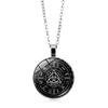 Retro Mysterious Astrological Disk, Same Style for Men and Women, Time Clavicle Chain Jewelry, Pendant Necklace