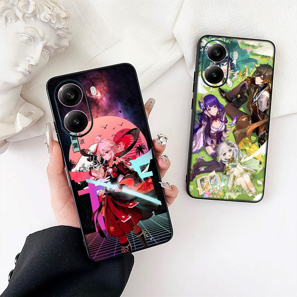 Kaedehara Kazuha Genshins Impacts Phone Case for Apple iPhone 12 13 Mini XS 11 Pro Max 7 8 Plus + XR 8+ X SE 2020 SE3 Soft Cover