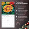 MICASA PRESS Flowers 2026 Wall Calendar 12 Month | 12" x 24" Open | Thick & Sturdy Paper | Holiday Gift | Garden Nature Calendar 2026