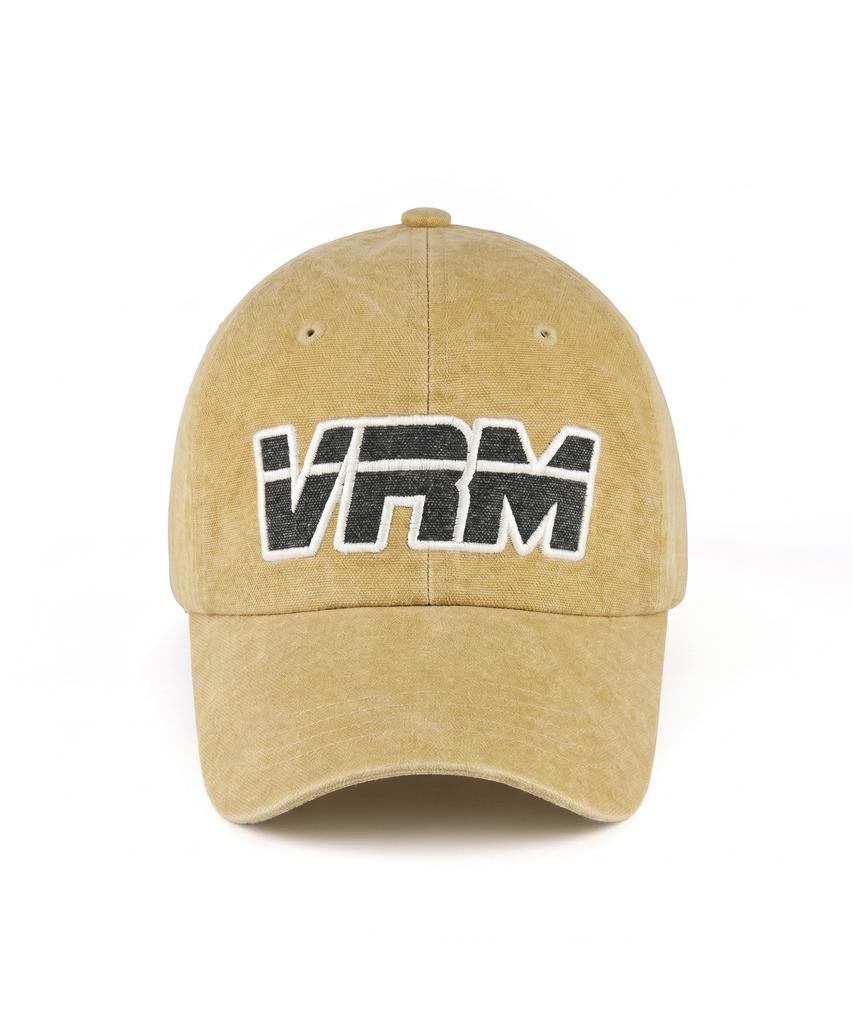 VERUTUM Vrm Applique Logo Pigment Ball Cap Yellow