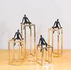 Metal Frame Black Figure Sculpture Meditator Ornaments Modern Luxury Books Creative Home Decoration Ornaments Statue Gifts