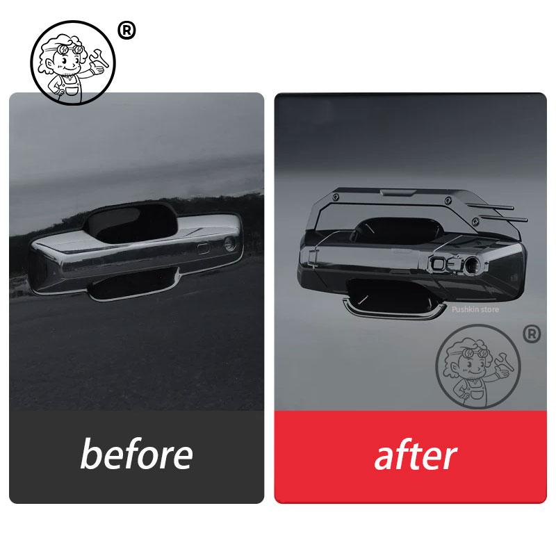 For BYD Leopard 7 Titanium 7 2025 2026 Car Door Pull Doorknob Catch Door Handle Bowl Cap Decoration Cover Trim Accsesories