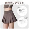MORGEN SKY Falten Sport Minirock mit Innenhose Cheerleader Schulhof Sport DQ315 Damenrock, Rock, Hose, A-Linien-Rock, Rock, Kostüm,