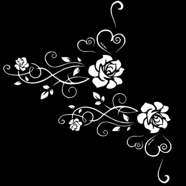Car Beautiful Flower Stickers, Motorcycle Rose Stickers, Elegance, Automotive Supplies, Scratch Cover, Stickers