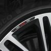For Audi RS3 4Pcs Aluminum Car Badge Wheel Hub Rims Decor 3D Stickers For Audi A8 A5 A6 C5 C6 C7 A7 A1 A3 A4 B5 B6 B7 B8 B9 D3 Q3 Q5 Q7 TT