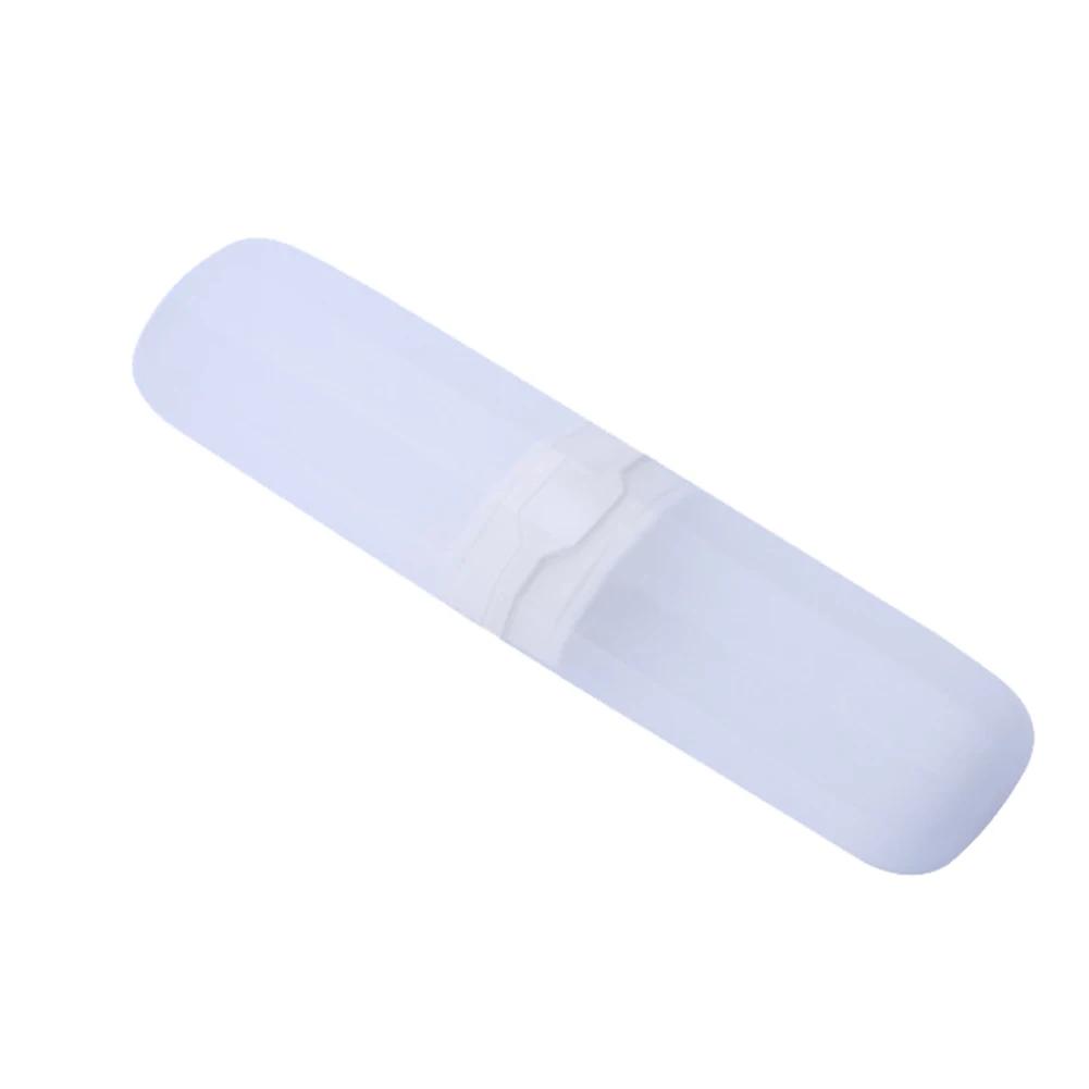 Portable Toothbrush Box Home Travel Toothbrush Storage Box Holder Cover Simple Plain Toothbrush Protect Dust-proof Case Bathroom