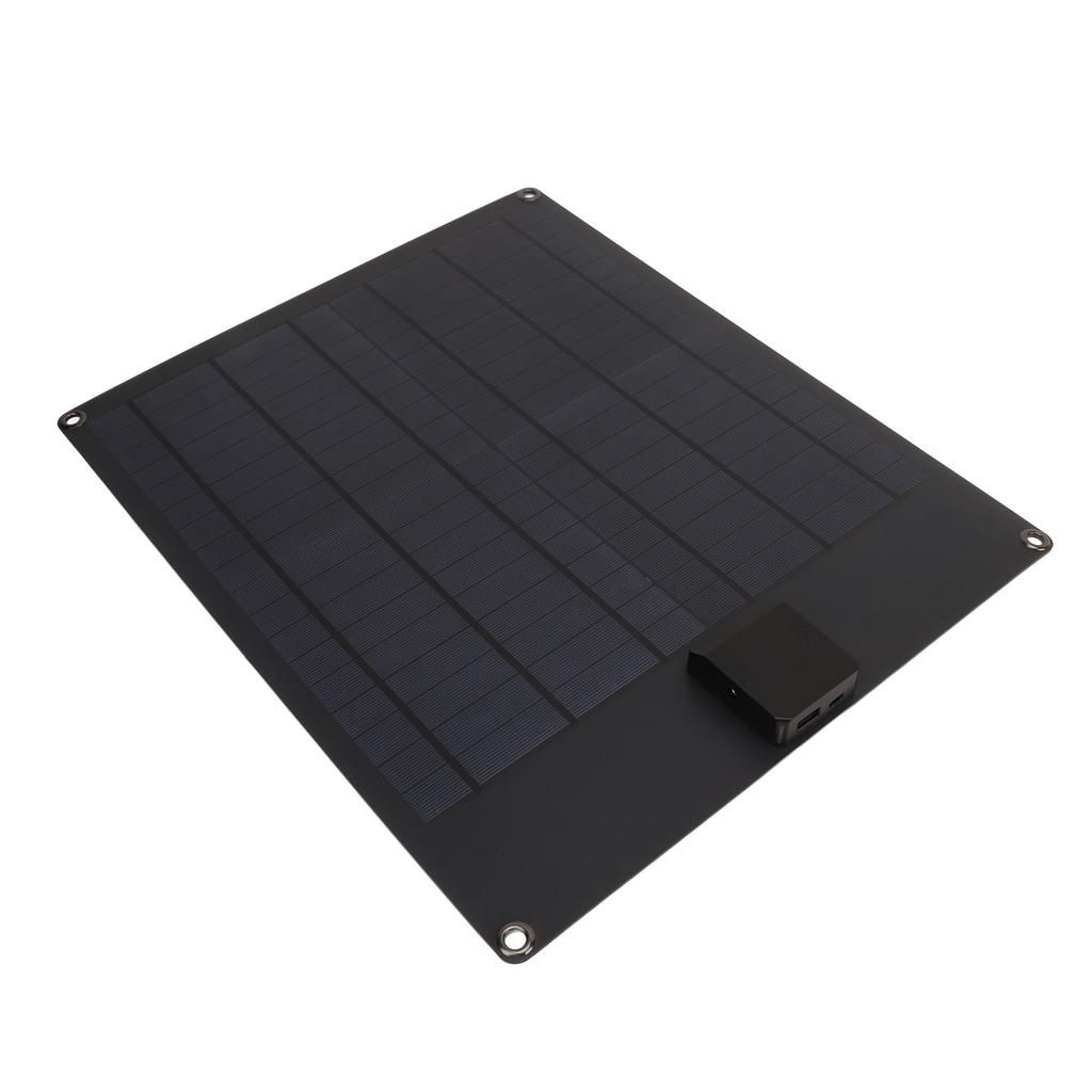 20W 5V 12V Solar Panel Dual Output Monocrystalline Power Generator Panel Battery Charger Kit for