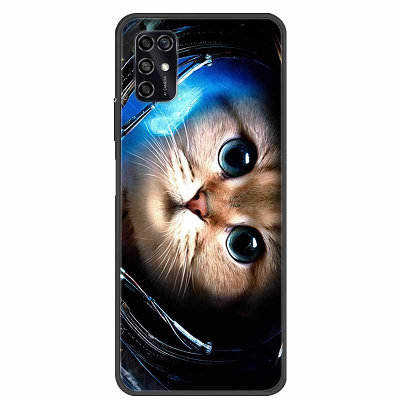 For ZTE Blade V2020 Smart Case Black Bumper Silicon TPU Soft Phone Cover Case For ZTE Blade V20 Smart 8010 Funda Cartoon Coque