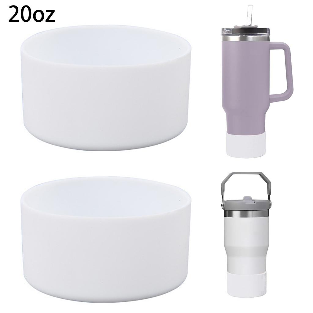 2 Pieces Of 7.5cm Silicone Solid Color All-match Fashion Environmental  Space Cup Bottom
