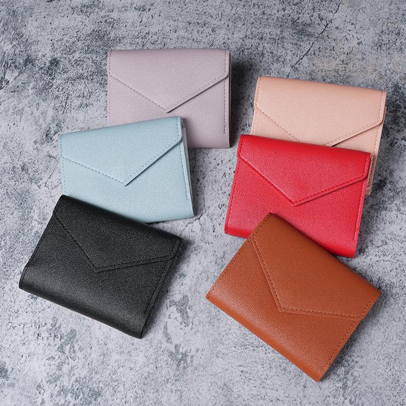 Trendy Korean Style Women's Mini Wallet - Cute, Compact, and Slim Card Holder & Coin Purse for Students