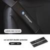 BIG1 For Volkswagen VW 2pcs Car Seat Belt Shoulder Protector Litchi Grain Fatigue Relief Pad Polo Jetta Sagitar Magotan Passat B5 B6