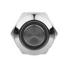 12mm LED Push Button Switch 12V 4Pin Silver Momentary Self-Locking Switches Waterproof