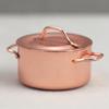 1:12 Dollhouse Miniature Copper Double-Ear Soup Pot Toy
