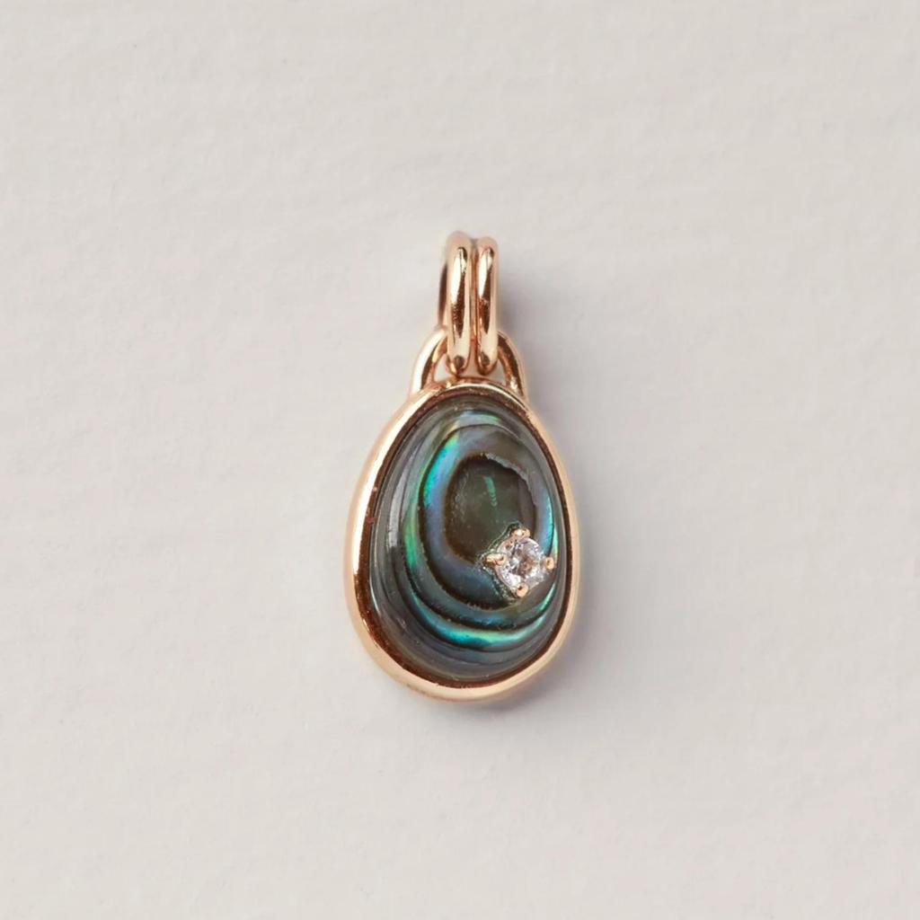 Collana in Acciaio Inossidabile con Ciondolo a Cuore, Nuvola, Fiore e Uccello in Zircone Colorato