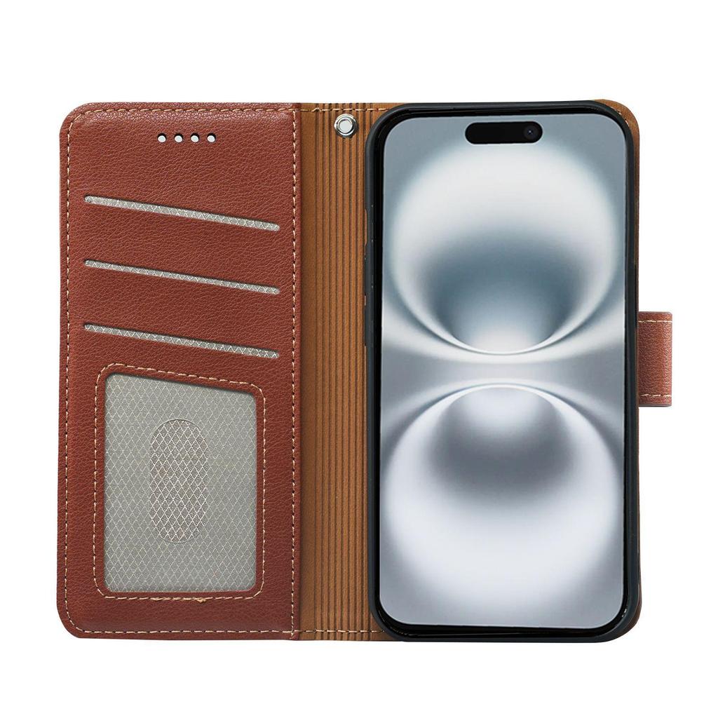 Lychee Pattern Anti-Theft Card Holder & Photo Frame Honor 600 Lite Leather Phone Case