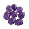 Natural Purple Amethyst Cabochon Stone - AAA+ Pear Cut Loose Gemstones - Multiple Sizes