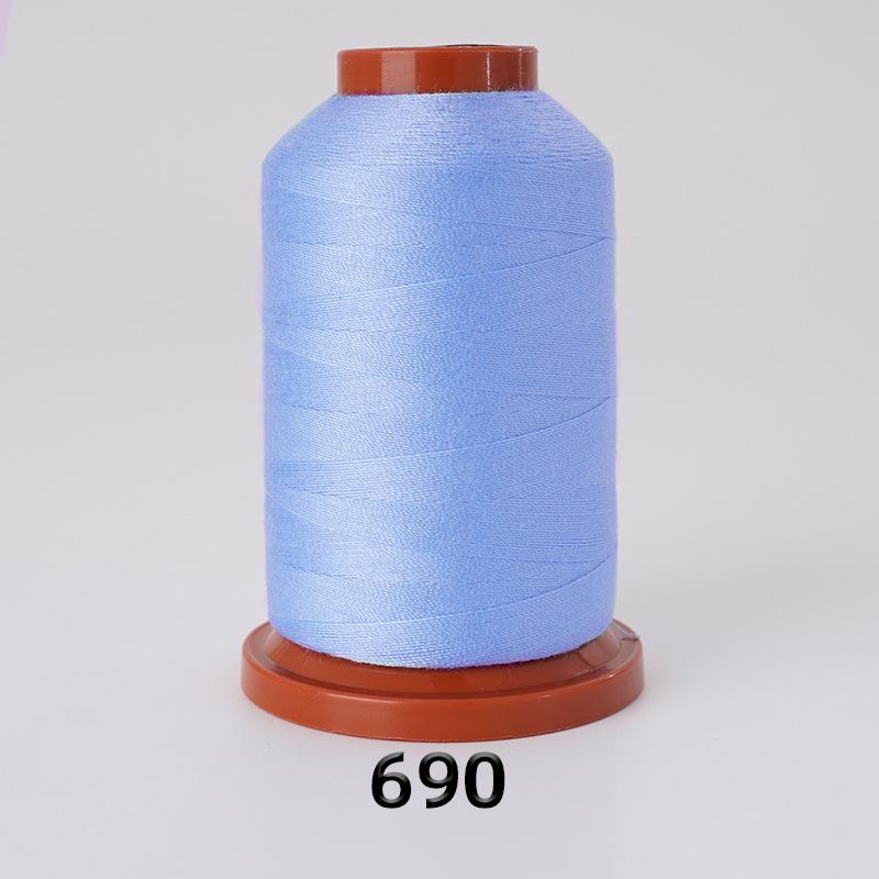 100-Color High-Speed Polyester Sewing Thread, 1100 Yards, Two-Ply, Fine and Durable for Hand and Machine Use.