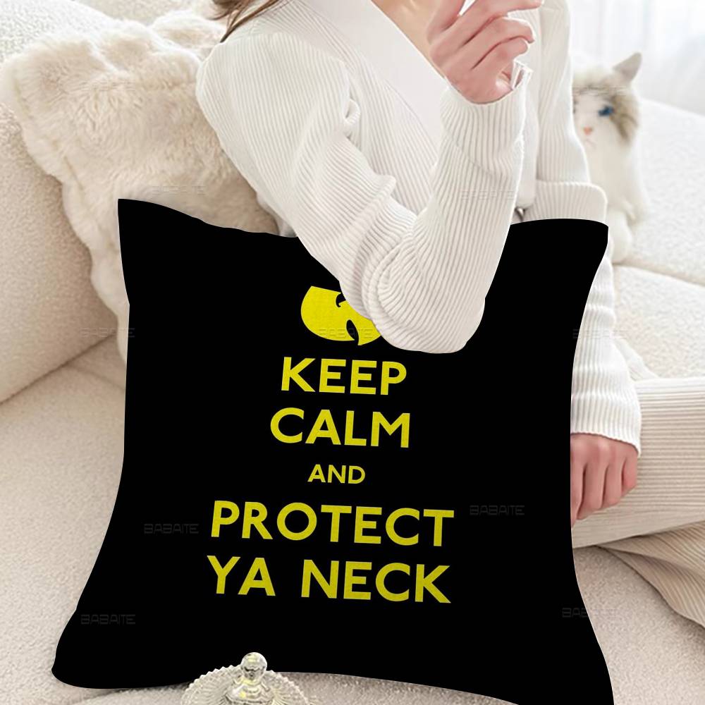 WU-TANG-CLAN HIP-HOP Pillow Gift Home Office Decoration Bedroom Sofa Car Cushion Cover case 45x45