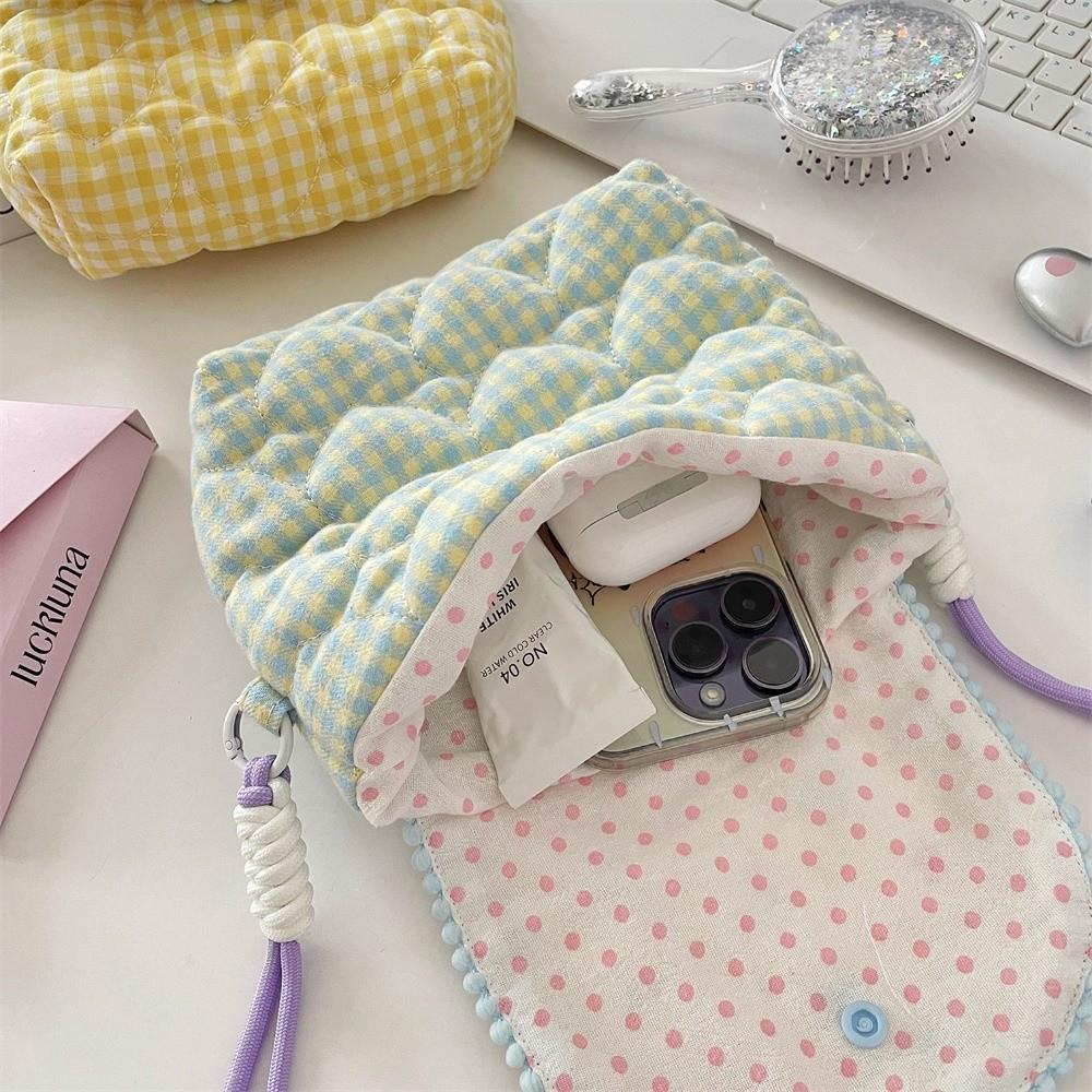 Portable Cartoon Camera Storage Bag Colorful Large Capacity Shoulder Bag Cosmetic Storage Bag Travel