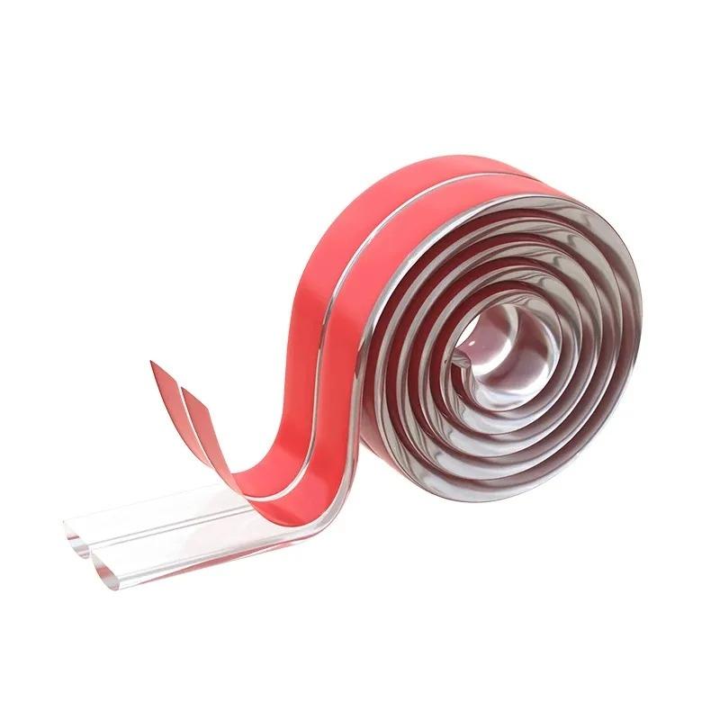 

1PC 2m/78.74inch Guard Furniture Corner Protector Strip Self Adhesive Transparent Kids Collision Proof Soft Bumper Baby Safety 2mx2cm прозрачный