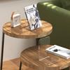 2pcs Acrylic Bookends - Transparent L-Shaped Desk Organizer, Bookshelf for Office & Home, Book Display Rack