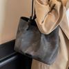Wholesale Casual Big Bag 2025 New Large-capacity Retro Tote Bag Niche Texture Underarm Shoulder Bag