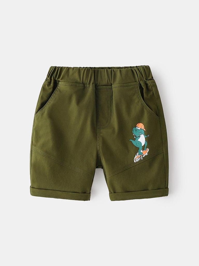Korean Style Kids Summer 2026 Casual Cargo Shorts for Boys - Versatile, Lightweight, Trendy