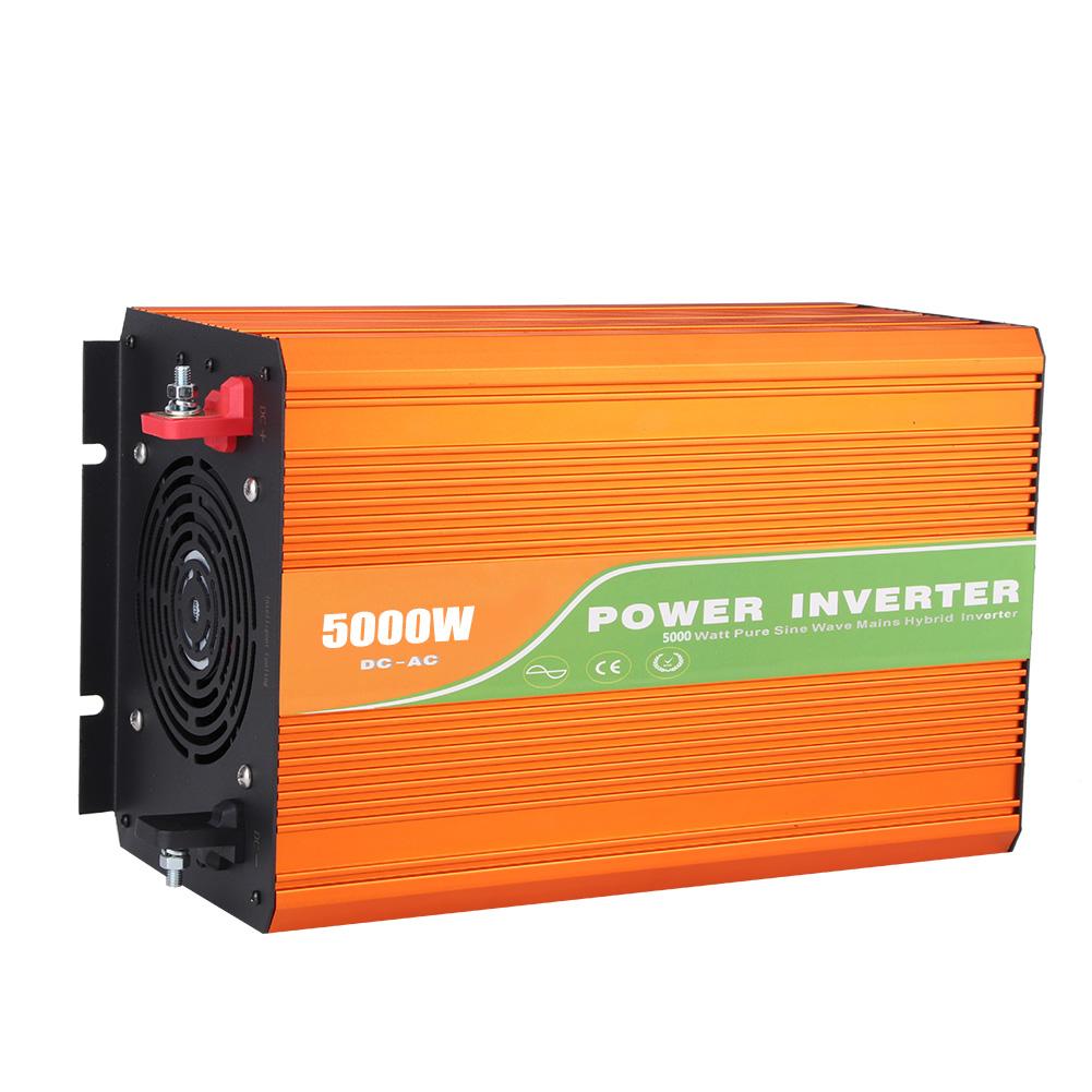 5000W High Frequency Pure Sine Wave Power Inverter Car Solar Inverter Output Voltage 220V