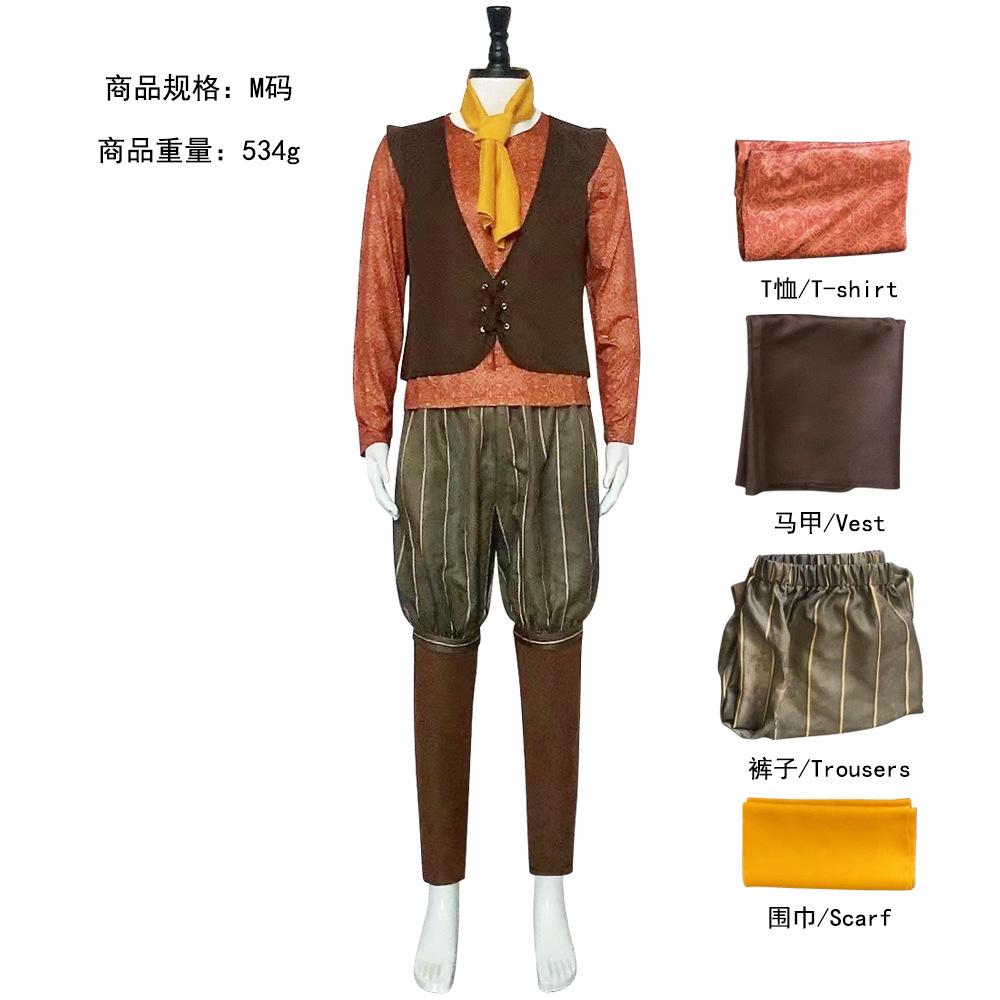 Rumpelstiltskina Cosplay Tērps 4 Daļu Komplekts