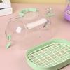 Ventilated Small Animal Carriers Cage with Top Airflows Clear View Design Water Bottle For Pet Monitoring Outdoor Trip