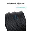 Men's Outdoor Leisure Sports Belt, Desdentado liberação rápida, fivela automática, preto, qualidade