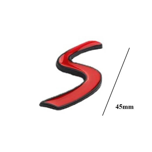 3D Logo Cooper S Emblem Letters Nameplate Car Rear Trunk Coopers Badge Sticker R53 R52 R56 F57 F55 F56 Jcw Accessories