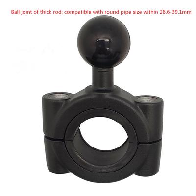Fixed Base Handlebar Mount for 1.125 To 1.54 Inch Diameter Handlebar with 1 Inch Ball