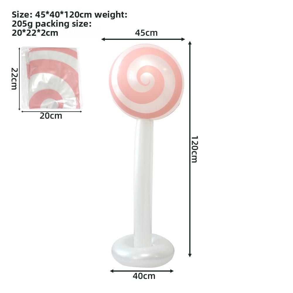 Christmas Inflatable Lollipop Decoration For Holiday Party Festive Decor