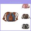 Stylish Mini Plaid Tote Bag For Kids Featuring Breathable Polyester Material In Black Pink And Brown