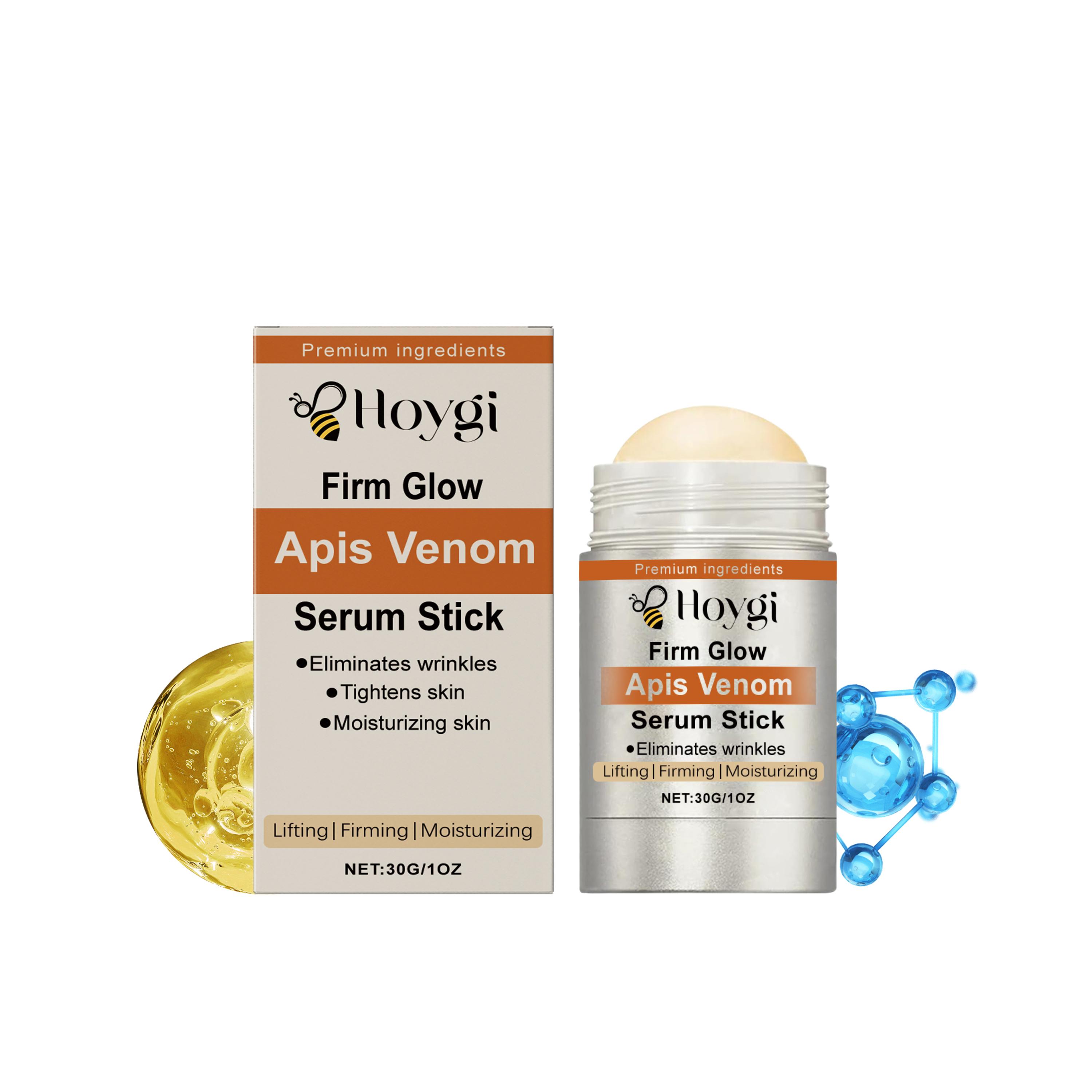 

Hoygi ATTDX FirmGlow Bee Venom Essence Stick, укрепляет кожу, борется с морщинами, восстанавливает эластичность, натуральные экстракты, для всех типов кожи (1 пакет)