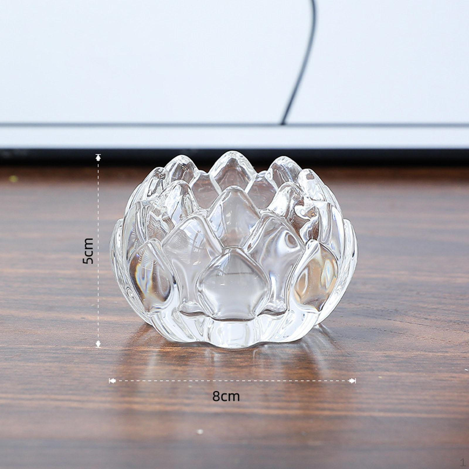 

Прозрачный подсвечник для чайных свечей, декоративная подставка для обеденного стола, подарок на новоселье, канделябры Chrysanthemum