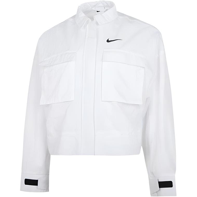 New Nike Sportswear Essentials Series Jackets Women's White DM6244-100