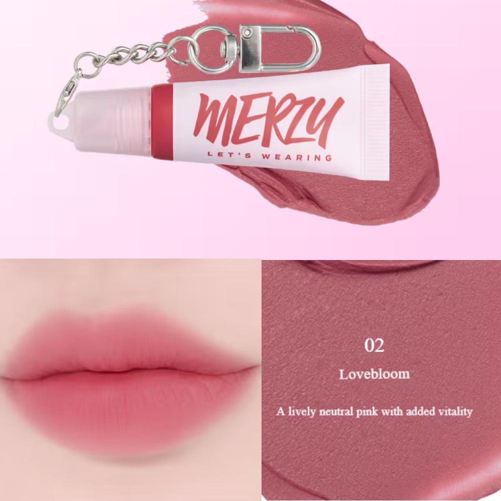 

[Корейский тинт] Тинт-брелок с эффектом блюра (Матовый тинт 4 цвета) - Мини тинт для губ с эффектом блюра 02 Love Bloom