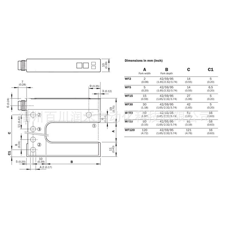 Совершенно новый щелевой датчик WF2-60B410 Sick 6028436 с годовой гарантией WF2-60B410