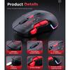 2.4G Wireless Mouse for Laptop Ergonomic Computer Mouse Adjustable 10000DPI 10 Button Cordless Mouse Wireless Mouse