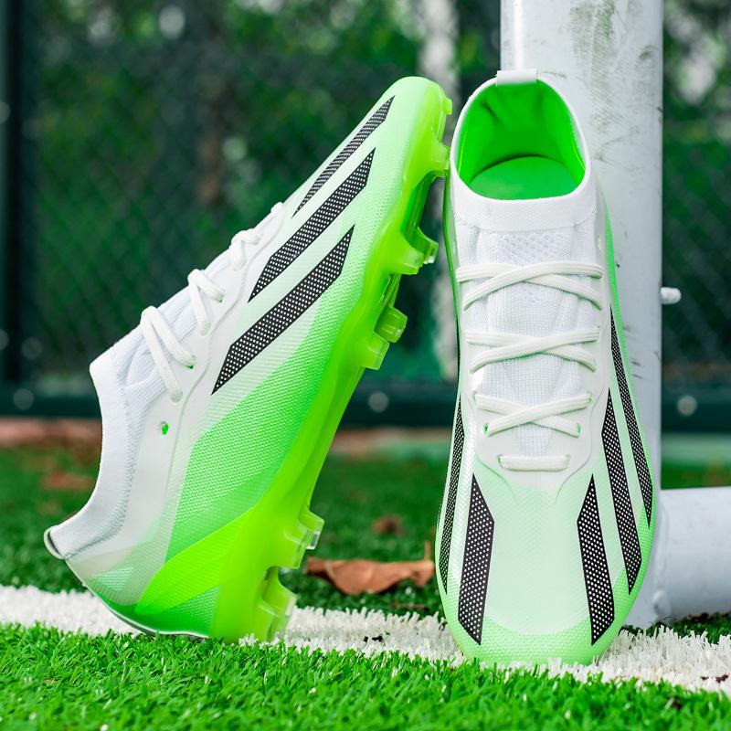 Low-top football shoes High-top men's TF broken nails FG spikes Student competition Artificial grass spikes training 2310