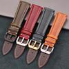 Retro Oil Wax Leather Watch Band 18mm 20mm 22mm 24mm Premium Soft Replacement Strap Vintage Men Women Accessories