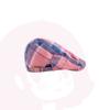 Big Head Circumference, Wearing A Beret To Show Their Face Retro Plaid Forward Hat Women's Spring and Autumn Models,