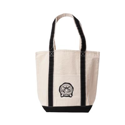 Dayan the Cat Tote Bag M Size Fits A4 Size Cat Ladies Canvas Fabric Canvas Cotton Thick Black [Wachifield] WTCE-02B Wtce-02b-009-nightblack