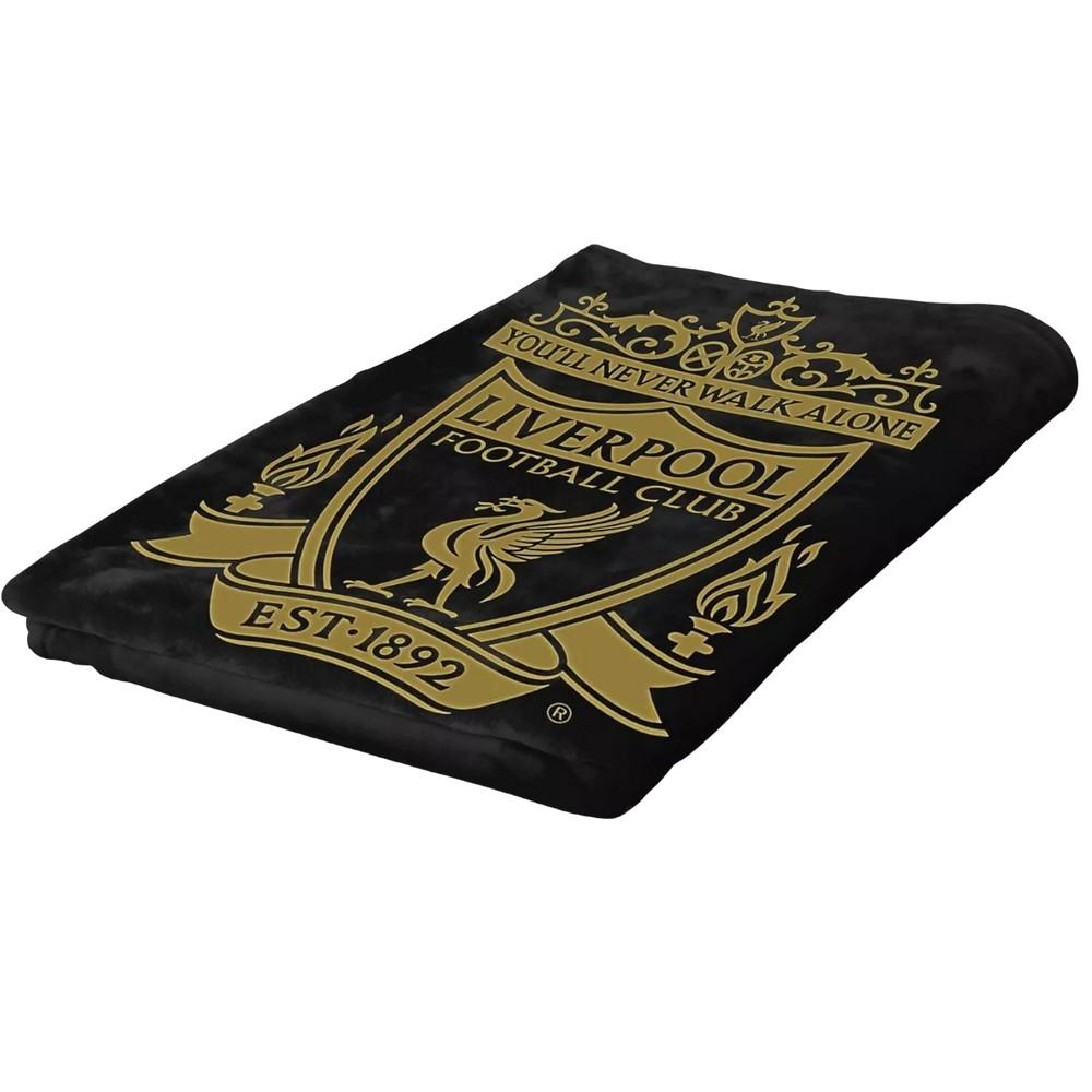 Liverpool FC Fleece Crest Blanket