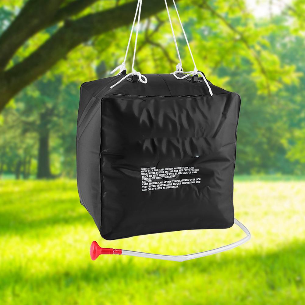 40L Solar Light Weight Shower Bag for Camping Hiking Beach Swimming Outdoor Travelling
